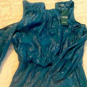 Forest Green Ralph Lauren Evening Dress